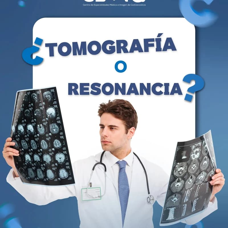Diferencia entre tomografía y resonancia magnética